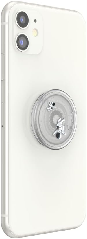 PopSockets Plant-Based Phone Grip with Expanding Kickstand, Eco-Friendly, Adhesive Grip - Translucent Space Walk