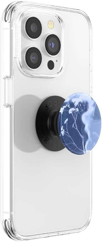 PopSockets Phone Grip with Expanding Kickstand, Adhesive Grip - Indigo Blooms