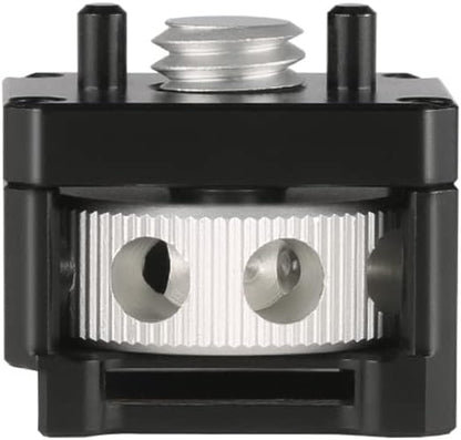 NICEYRIG Cold Shoe Adapter for ARRI Mount, Thumbscrew Easy Mounting Cold Shoe Base for Camera Cage Rig, DSLR Top Handle, Cheeseplate - 500