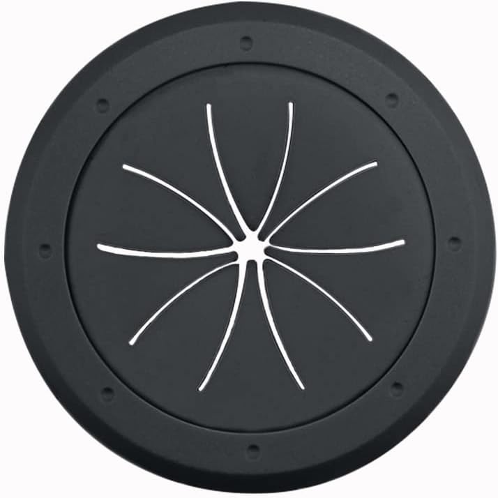 Construct Pro Speedy Spring-Lock Cable Pass Through Port, 2 inch Inner Diameter, Black CON6061SPZ