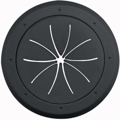 Construct Pro Speedy Spring-Lock Cable Pass Through Port, 2 inch Inner Diameter, Black CON6061SPZ