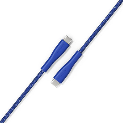 CASETiFY Powerthru USB-C to USB-C Cable (1m/3.3ft) - Meter - Cobalt Blue
