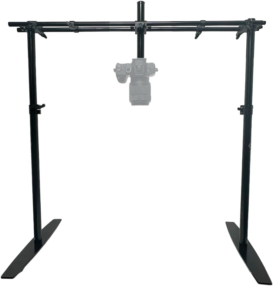 Glide Gear OH 200 Overhead Rig – DSLR, Smartphone – Modular, Adjustable, Flat Lay Mount, All-Metal Build