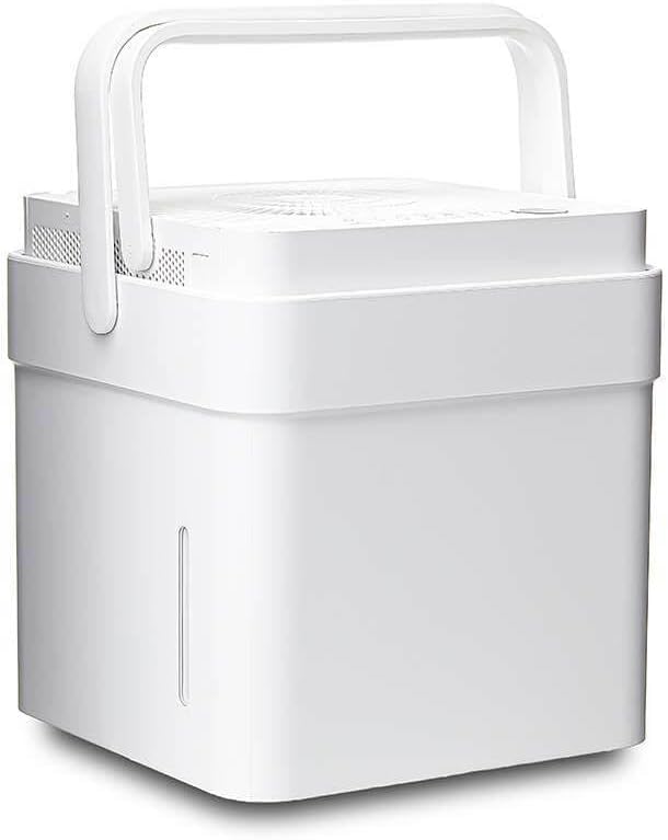 Midea Cube 50 Pint Dehumidifier for Basement and Rooms at Home for up to 4,500 Sq. Ft., Smart Control, Compatible with Alexa (White), Drain Hose Included, ENERGY STAR Most Efficient 2023