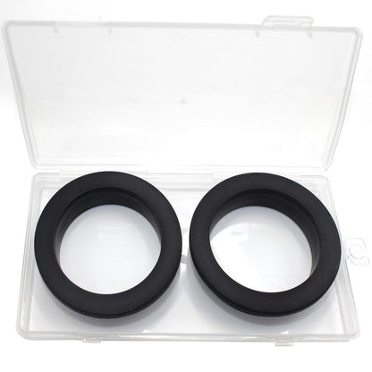 2 Pcs 2-7/16" Drill Hole, 1-15/16" ID Silicone Rubber Grommets for Wiring, Large Top Hat Grommets for Tube Cable, Waterproof L-Shape O-Ring Seal Hose Gasket in Hydroponic Irrigation System