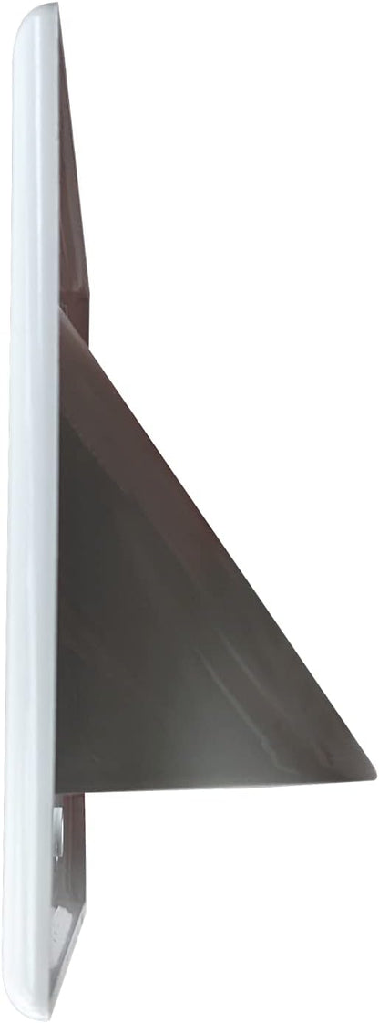 BestMounts - 6 Pack in Wall Cable Management TV Cord Hider for Wall Mounted TV - Recessed Wall Plates Cable Pass Through - Dual Gang Behind Wall Cable Management up to 8-10 Low Voltage Cords (White)