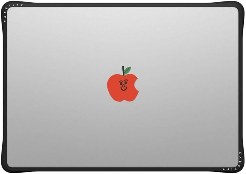 CASETiFY Impact MacBook Air 15" (M2-M4) Case [Cushioned Impact Corners/Scratch-Resistant/Anti-Slip Grip] - Apple MacBook Case - Clear Black