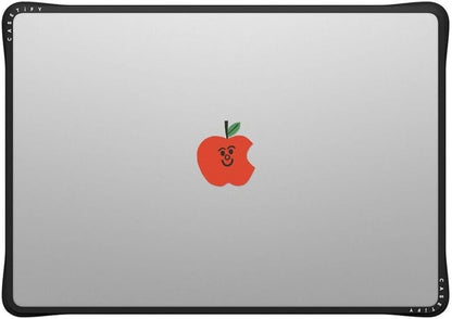 CASETiFY Impact MacBook Air 15" (M2-M4) Case [Cushioned Impact Corners/Scratch-Resistant/Anti-Slip Grip] - Apple MacBook Case - Clear Black