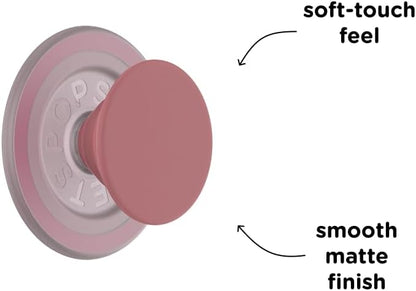 PopSockets Phone Grip for MagSafe with Kickstand, Magnetic Stand, Swappable Top, Secure Hold for iPhone MagSafe Cases, Phone & Tablet Grip, Cute PopSockets - PopOut Clay Speckle