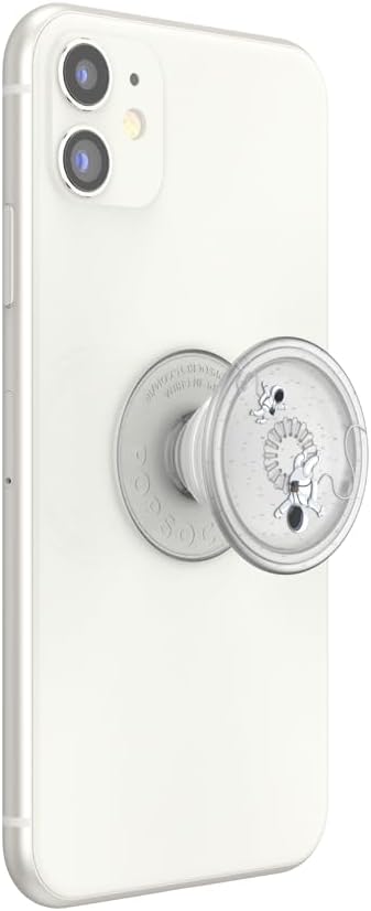 PopSockets Plant-Based Phone Grip with Expanding Kickstand, Eco-Friendly, Adhesive Grip - Translucent Space Walk