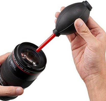 Patelai Camera Cleaning Kit Include Cleaning Pen Brush, Blower Brush Dust Cleaner, Air Blaster Blower Lens Cleaning Kit for Camera, SLR, Telescope, Magnifying Glass, Phone