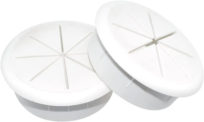 Aifeier ET 2 Inch (50mm) Flexible Desk Grommets Wire Cord Hole Cover Cable Organizer for Desktop Equipment Wiring Management and Protection