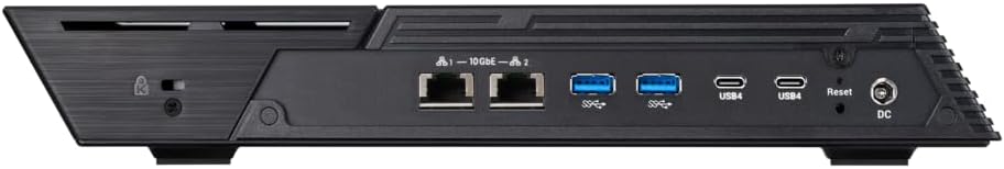 Asustor Flashstor 12 Pro Gen 2 FS6812X 12 Bay All-SDD NAS Storage, Quad-Core 2.3GHz CPU, Dual USB 4 Ports, Dual 10GbE Port, 16GB ECC RAM DDR5,Network Attached Storage with 12 x 4TB NVMe SSD