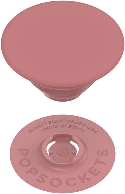 PopSockets Phone Grip with Expanding Kickstand, Adhesive Grip, Cute PopSockets, Pink - Matte Clay