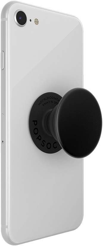 PopSockets Phone Grip with Expanding Kickstand, Adhesive Grip - Aluminum Black