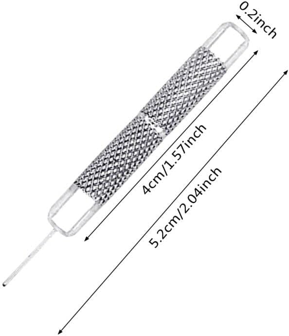 6 Pack SIM Card Removal Tool, Sim Card Tray Opening Tool Eject Pins Needle Opener Ejector Compatible with All iPhone Apple iPad HTC Samsung Galaxy Cell Phone Smartphone Watchchain Link Remover, Black