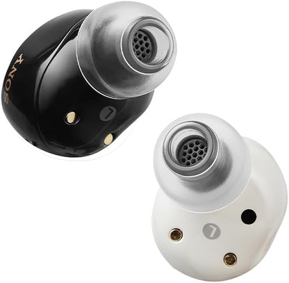 AZLA SednaEarfit Crystal Standard 2 - Earbud Tips for Wireless Headphones - Noise Canceling Earbuds Replacement Tips Eartips Compatible with Sony WF-1000XM5, Beats, Sennheiser, Jabra (3 Pair, SS-S-MS)