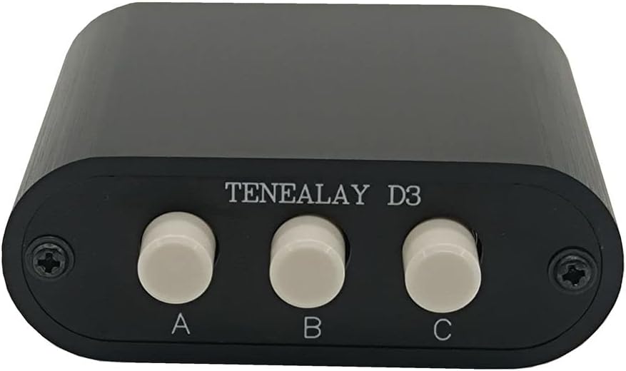 New D3 3(1)-in-1(3)-Out 3.5mm Stereo Audio Switch Source Input Signal switcher selector Splitter Box Mini