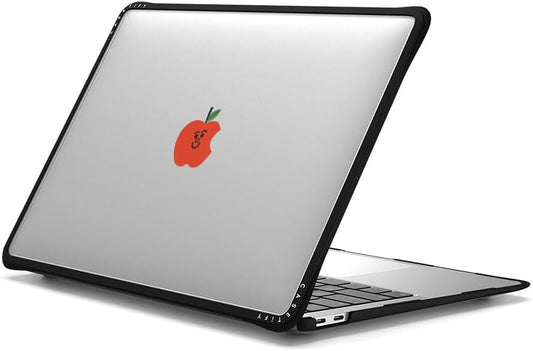 CASETiFY Impact MacBook Air 13" (M1/Intel) Case [Cushioned Impact Corners/Scratch-Resistant/Anti-Slip Grip] - Apple MacBook Case - Clear Black