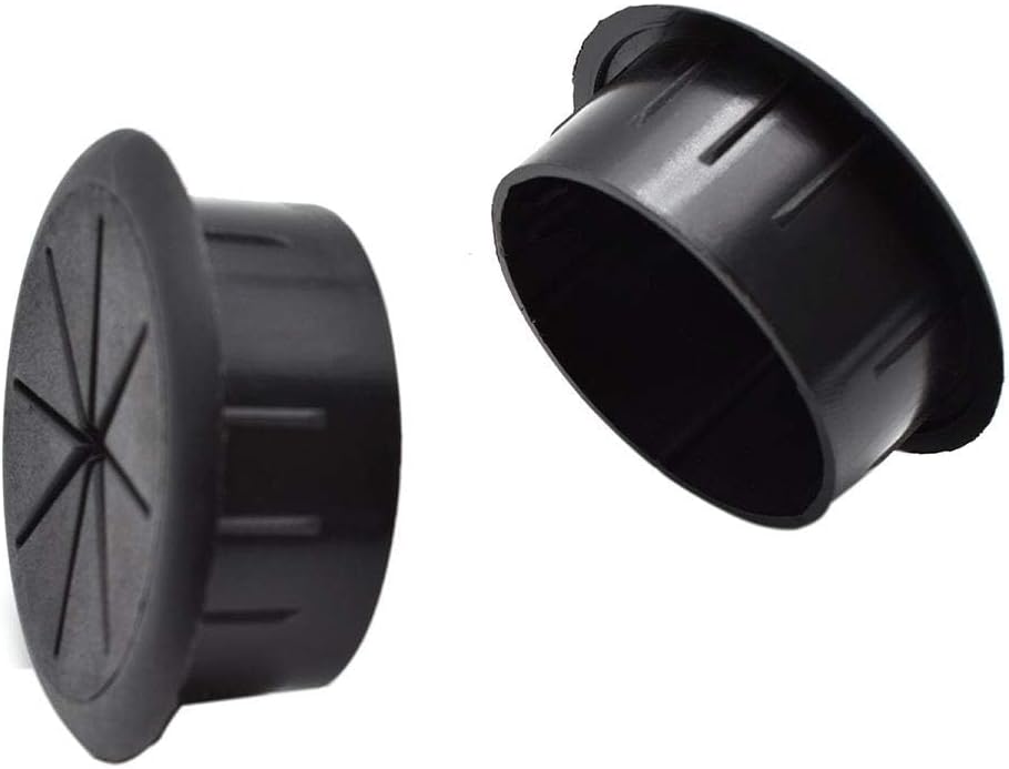 Aifeier ET 2 Inch (50mm) Flexible Desk Grommets Wire Cord Hole Cover Cable Organizer for Desktop Equipment Wiring Management and Protection