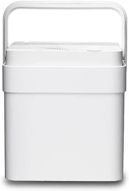 Midea Cube 50 Pint Dehumidifier for Basement and Rooms at Home for up to 4,500 Sq. Ft., Smart Control, Compatible with Alexa (White), Drain Hose Included, ENERGY STAR Most Efficient 2023