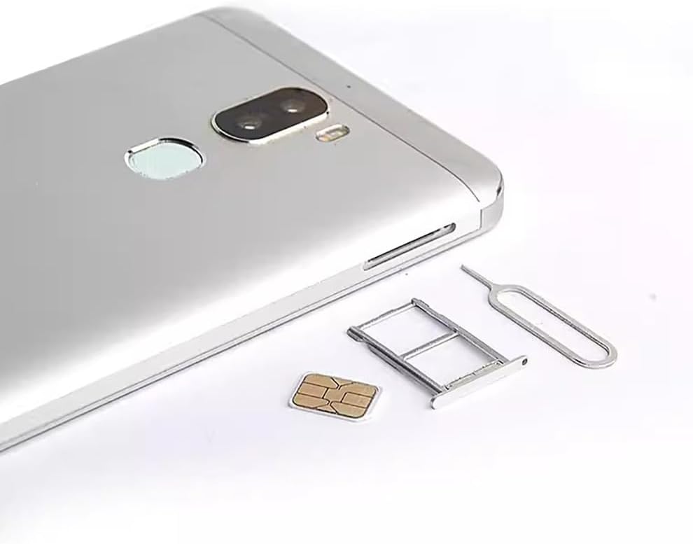 4 Pcs SIM Card Removal Openning Tool Tray Eject Pins Needle Opener Ejector Compatible with All iPhone Apple iPad HTC Samsung Galaxy Cell Phone Smartphone Watchchain Link Remover (Style A)