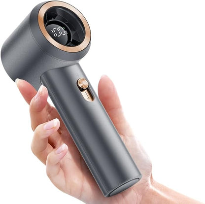 Portable Fan For Travel Mini: Small Pocket Handheld Personal Rechargeable Battery Operated USB High Speed Keeping Cool In Hot Weather Summer Beach For Women (gray)