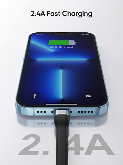 CableCreation 2-Pack Short iPhone Charger Cable 0.5FT/0.15m [MFi Certified], USB to Lightning Cable Data Sync Cord Compatible with iPhone 14/14 Pro, AirPods Pro, iPhone 13/12/ 12 Pro, SE, iPad, iPod