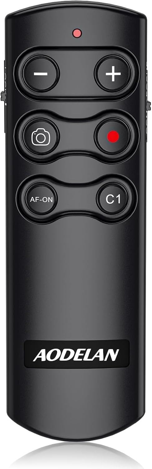 AODELAN Camera Remote Control Remote Shutter Commander for Sony ZV-E10,FX3,A1,a6100, a6400, a6600, a7C, a7 III, a7R III, a7R IV, a9, a9 II, DSC-RX0 II, DSC-RX100 VII, ZV-1; Replace Sony RMT-P1BT
