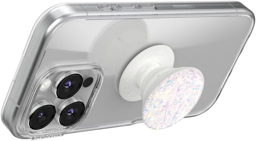 PopSockets Phone Grip with Expanding Kickstand, Adhesive Grip - White