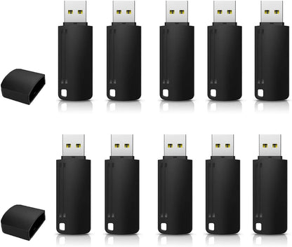 KEXIN 8GB Flash Drive Thumb Drive 50 Pack 8G USB Flash Drive Bulk Memory Stick with LED Indicator, Flash Drives Design in Snap Cap