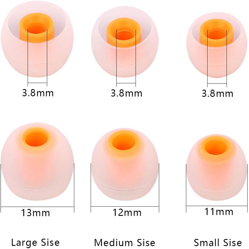 Earbud Tips Earbuds Replacement Tips Ear Tips Earbuds Eartips Eargels 9 Pairs SML