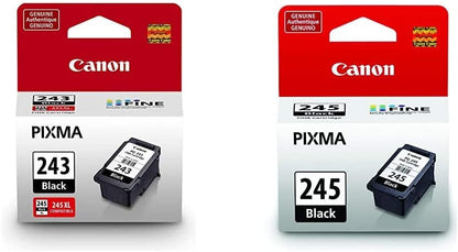 Canon PG-243 and PG-245 Compatible Ink Cartridges Bundle for Select Printers