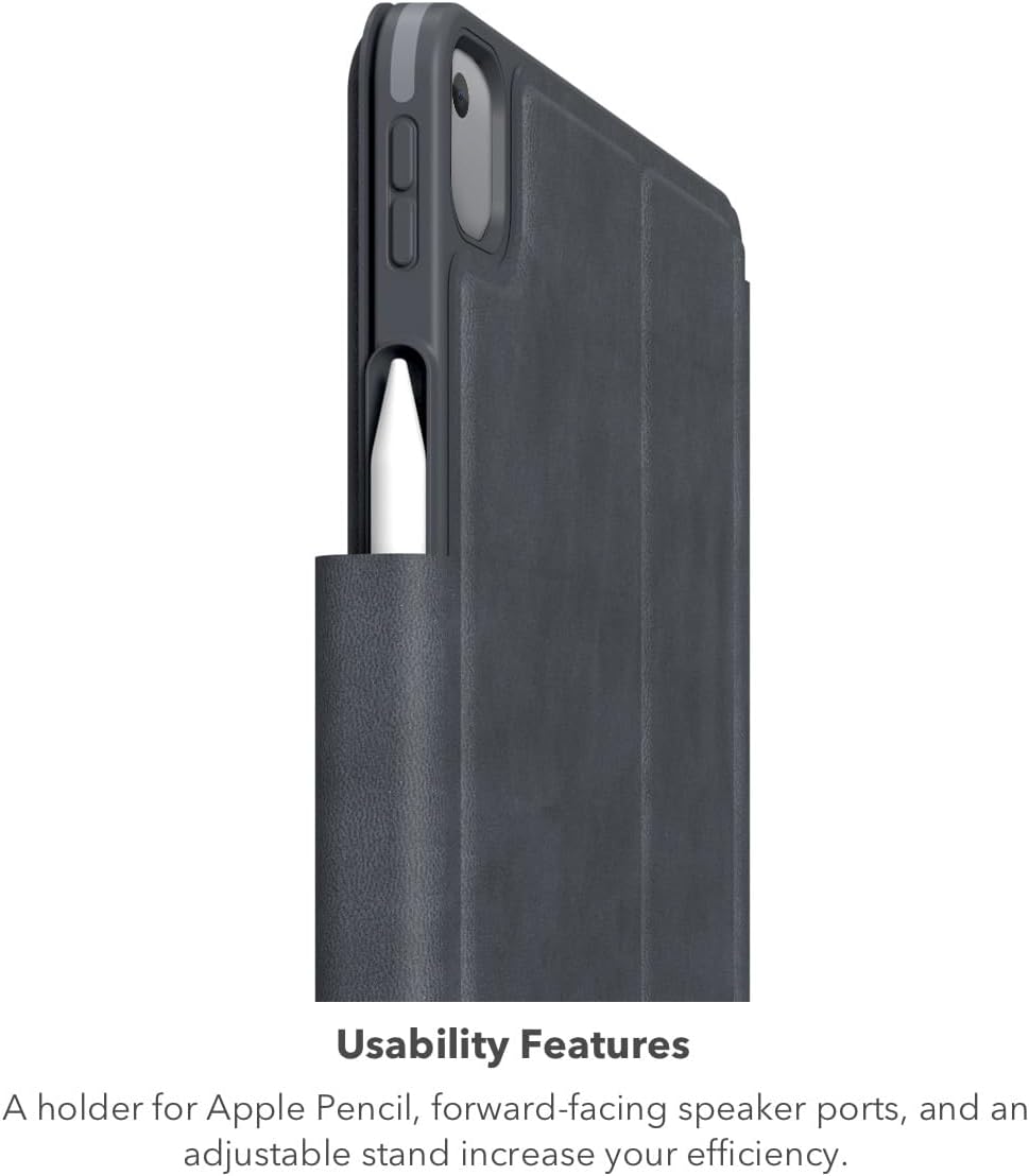 ZAGG Pro Keys Wireless Keyboard with Trackpad and Detachable Case - Compatible with The Apple iPad 10.2"(Gen 9,8,7) - Charcoal