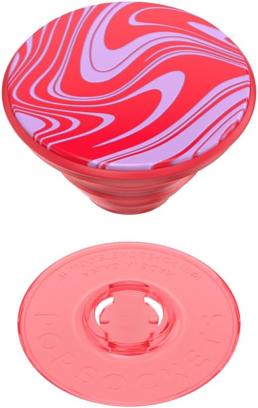 PopSockets Phone Grip with Expanding Kickstand, Adhesive Grip - Kiss Me Pink