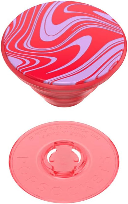 PopSockets Phone Grip with Expanding Kickstand, Adhesive Grip - Kiss Me Pink