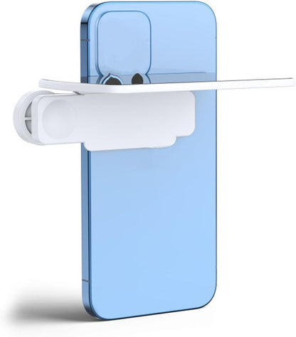 Mirror Effect Lens - Capture Stunning Reflections Instantly, Smartphone Camera Mirror Reflection Clip Kit, Mirror for Phone to Use Back Camera, for Travel Photography (White)