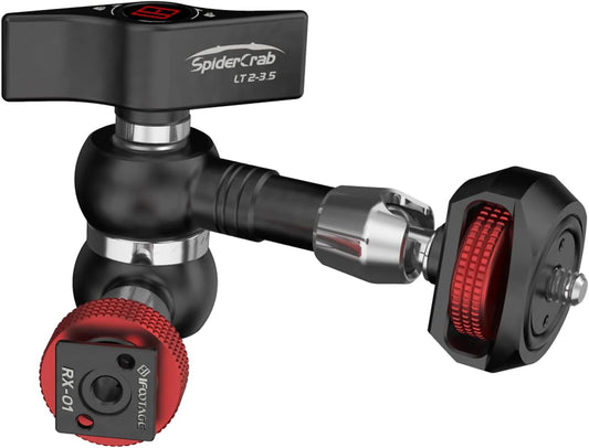 IFOOTAGE Magic Arm Clamp Adjustable Friction Power Articulating Magic Arm with 1/4" Thread Screw and Cold Shoe Mount for DSLR Camera Rig/Monitor/LED Lights (5.5Inc)