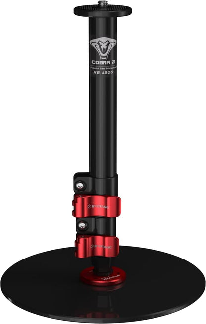 IFOOTAGE Cobra RB-A200,Round Base Monopod,Professional Camera Aluminium Monopod with Quick Adjustment Height Buckle,Compatibility DSLR Cameras Camcorders(22.05Inc)