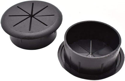 Aifeier ET 2 Inch (50mm) Flexible Desk Grommets Wire Cord Hole Cover Cable Organizer for Desktop Equipment Wiring Management and Protection
