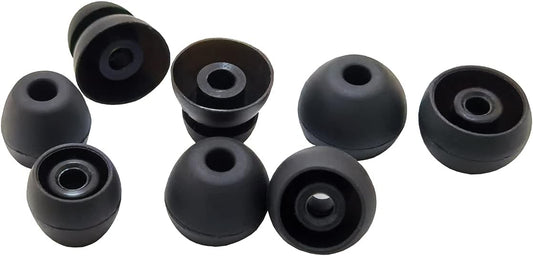 Silicone Earbuds Tips for Powerbeats Pro & 2/3 Replacement Eartips 8 Pairs L/M/S Double Flange Rubber Ear Tips