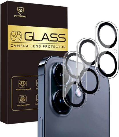 Camera Lens Protector for iPhone 16 6.1" / iPhone 16 plus 6.7",9H Tempered Glass，Ultra HD, Scratch Resistance Easy to Install，Case Friendly，[Does not Affect Night Shots] 3-Pack