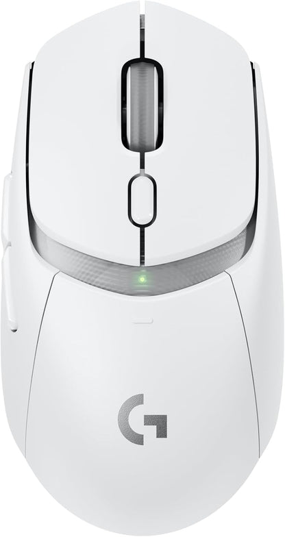 Logitech G309 Lightspeed Wireless Gaming Mouse, Lightweight, LIGHTFORCE Switches, Hero 25K Sensor, 300+ hr Battery, 6 Programmable Buttons, PC & Mac - White
