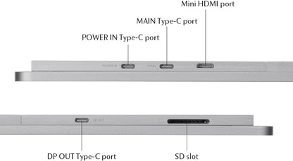 SOTSU FlipAction Pro 16" Gen2 Premium Portable Monitor | Super Compact | Pivot Rotate | 2560x1600 DCI P3 | 120Hz | 400 Nits | Full Metal CNC | Perfect Match for Mac and Windows (Metallic Gray)