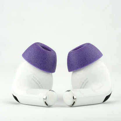 Comply TrueGrip MAX | Premium Memory Foam Replacement Earbud Tips for Apple AirPods Pro 1 & 2 | Long Lasting Comfort, MAX Durability, Secure Fit, Superior Noise Isolation| Purple (Medium) (1 Pair)
