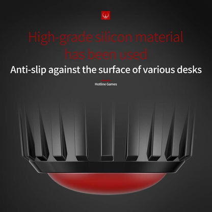 HOTLINEGAMES H2 Ergonomic Keyboard Riser Laptop Notebook Stand Holder Cooler Laptop Cooling Pad (Black-Red)