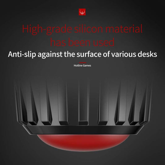 HOTLINEGAMES H2 Ergonomic Keyboard Riser Laptop Notebook Stand Holder Cooler Laptop Cooling Pad (Black-Red)