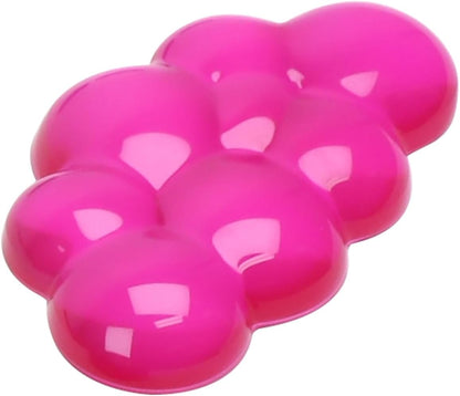 Gel Cloud Mouse Wrist Rest, Cute Wrist Support and Arm Support for Mouse Rest Typing Pain Relief，Suitable for Office/Computer/Laptop/Gaming (Transparent Red)