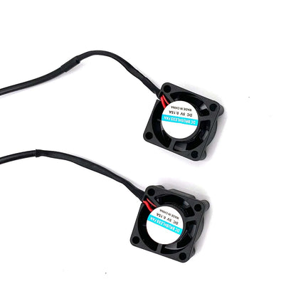 FainWan 2pcs USB 5V DC Fan 2510 Small 2 pin Cooling Cooler Computer 25mm X 10mm (25x25x10)