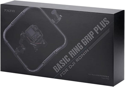 Tilta Basic Ring Grip Plus Compatible with DJI Ronin RS3 Pro/ RS4/ RS4 Pro | Improved Stability, Movement & Flexibility | Aluminum Alloy | Multiple Power Options